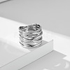 Cross 304 Stainless Steel Finger Rings FS-WG16BAC-03-2