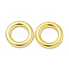 Rack Plating Brass Linking Rings KK-L224-092G-1