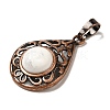 Natural Howlite Pendants G-H065-02R-15-2
