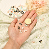 40Pcs 4 Colors Alloy Enamel Pendants ENAM-CJ0002-17-4