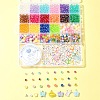 DIY Round & Flat Round with Letters Acrylic & Resin Bracelets Jewelry Making Kits DIY-FS0007-44-7