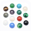 Natural & Synthetic Mixed Gemstone Cabochons G-P393-R-14mm-1