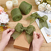 10 Yards Burlap Ribbons SRIB-WH0026-11B-3