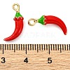 Alloy Enamel Pendants PALLOY-S032-01A-014-3