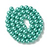 Eco-Friendly Dyed Glass Pearl Round Beads Strands HY-A008-8mm-RB073-2