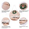 Wooden Ornaments HJEW-WH0006-42-5