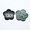 Flower 4-Hole Dyed Coconut Buttons X-BUTT-P008-24C-2