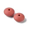 Rondelle Food Grade Eco-Friendly Silicone Focal Beads SIL-F003-07B-4
