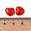 Red Heart Acrylic Beads X-SACR-10X11-12-2