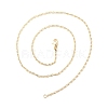 Brass Lumachina Chains Necklace for Women NJEW-P265-34G-3