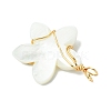 Natural Carved Freshwater Shell Pendants PALLOY-JF03392-4