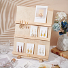 Pine Wood Place Card Display Stands ODIS-WH0025-188-5