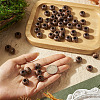 Wood European Beads WOOD-TA0003-09D-6
