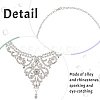 GOMAKERER Crystal Rhinestone Wedding Jewelry Set SJEW-GO0001-02-3