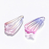 Two Tone Transparent Spray Painted Glass Pendants LS-GLAA-T016-24A-2