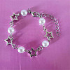 Punk Style Plastic Round Bead Link Bracelets FS-WGB9990-01-1