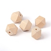 Natural Unfinished Wood Beads X-WOOD-E010-01C-2