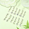 12Pcs 12 Style Alloy Pendant Decorations HJEW-JM02201-2