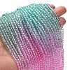 Transparent Painted Glass Beads Strands LS-DGLA-A034-T3mm-A10-2