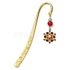 Christmas Theme Alloy  Hook Bookmarks AJEW-JK00334-4