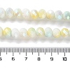 Electroplate Glass Beads Strands LAMP-S068-02N-4
