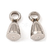 201 Stainless Steel Tail Chain Drop Charms STAS-D061-04D-P-1