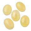 Natural Yellow Jade Cabochons G-C115-01B-14-1