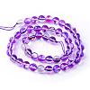 Synthetic Moonstone Beads Strands G-R375-8mm-B-3