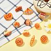12Pcs 12 Styles Cute Food Themed Resin Pins JEWB-CJ0003-12-5