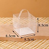 Foldable Transparent PET Cakes Boxes CON-PW0001-049A-1