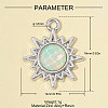 Zinc Alloy with Resin Pendants RE-OY001-13P-02-2