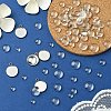 400Pcs Transparent Glass Cabochons GGLA-YW0001-15-6