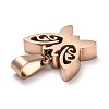 Ion Plating(IP) 304 Stainless Steel Pendants STAS-F253-08RG-2