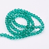 Eco-Friendly Glass Round Beads Strands EGLA-J042-4mm-M02-2