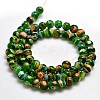Round Millefiori Glass Beads Strands LK-P001-10-3