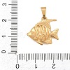 Ion Plating(IP) 304 Stainless Steel Pendants STAS-B141-03F-G-3
