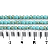 Synthetic Turquoise Beads Strands G-U004-02E-5
