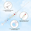 Glass Round Suncatchers Hanging Ornaments HJEW-WH20012-01-6