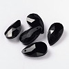 Faceted Teardrop Glass Pendants GLAA-O008-A07-1