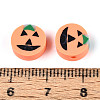 Halloween Handmade Polymer Clay Beads CLAY-T022-15C-3