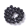 Natural Black Agate Beads Strands G-F620-05A-14mm-2