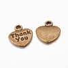 Tibetan Style Alloy Charms TIBEP-A15913-AB-NR-2