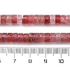Natural Strawberry Quartz Beads Strands G-Z006-C50-5