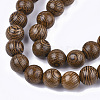 Feng Shui 4-Loop Wrap Style Buddhist Jewelry BJEW-T009-02-6