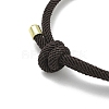Adjustable Nylon Round Milan Cord Slider Bracelet Making FB-H001-01G-09-2