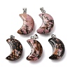Natural Rhodonite Pendants G-F820-02L-06-1