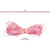 6 Bundle 6 Colors Nylon Thread Nylon String for Beading Jewelry Making NWIR-FS0001-01B-2