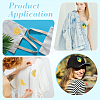 8Pcs Polyester Clothing Patches PATC-MA0001-39-5