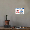 5Pcs Waterproof PVC Warning Sign Stickers DIY-WH0237-028-6
