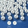 ABS Plastic Imitation Pearl Round Beads MACR-YW0002-6mm-82-2